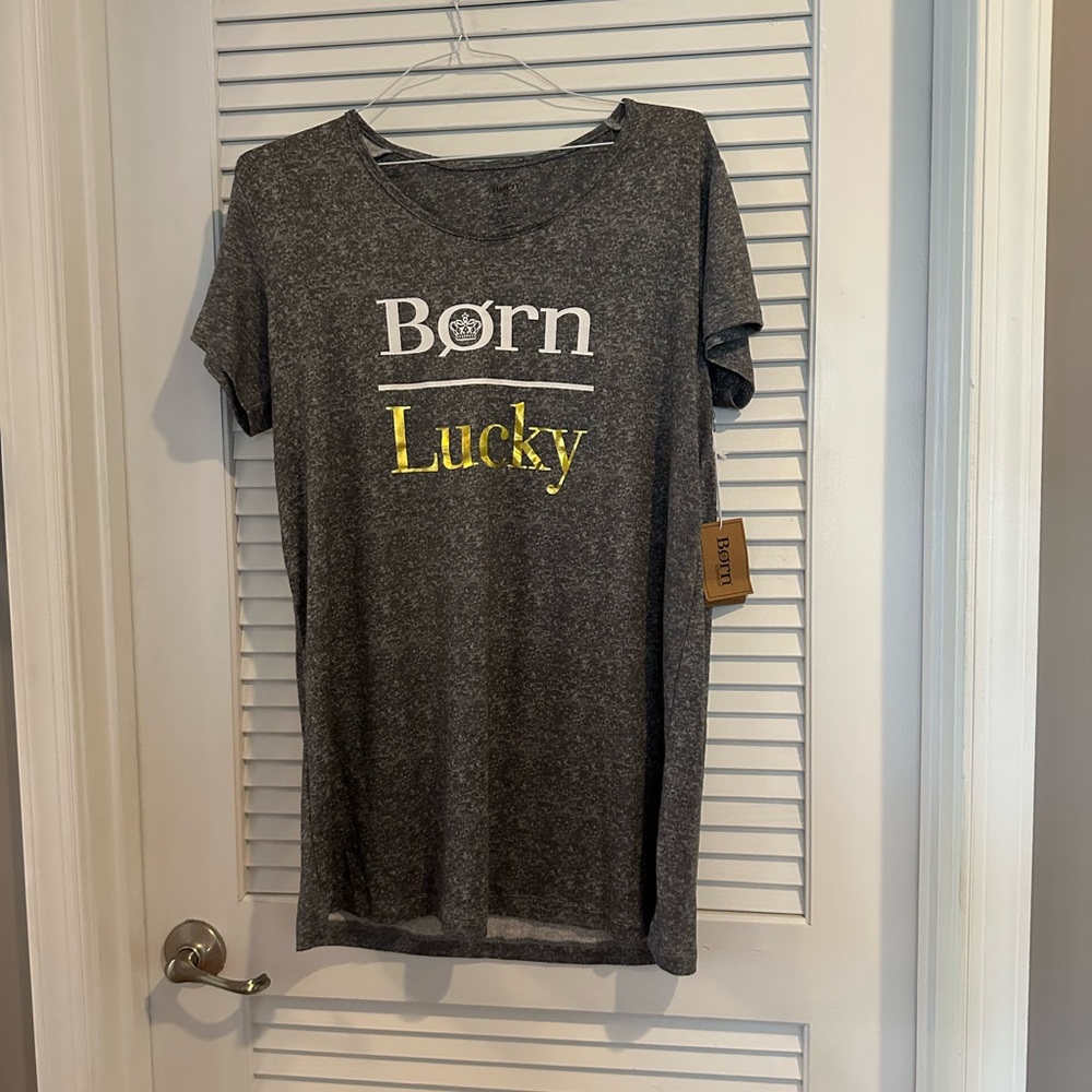 Born Gray Pajama Top